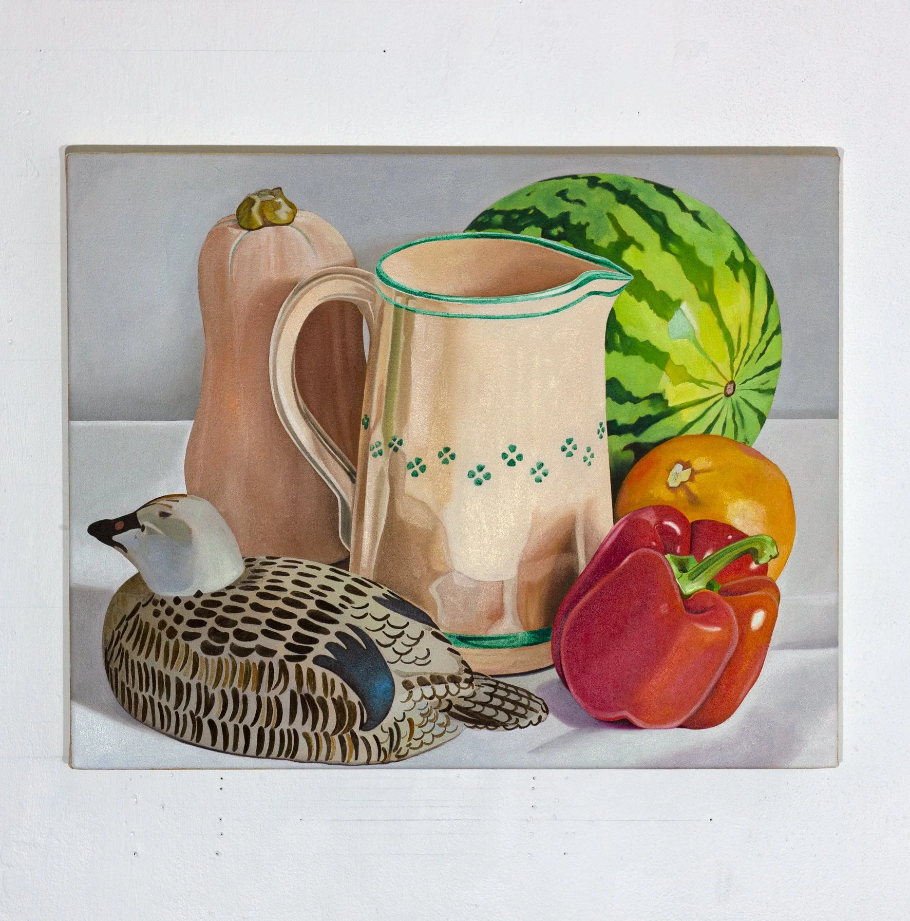  Still life with duck I  Oil on canvas  40 × 50 cm   