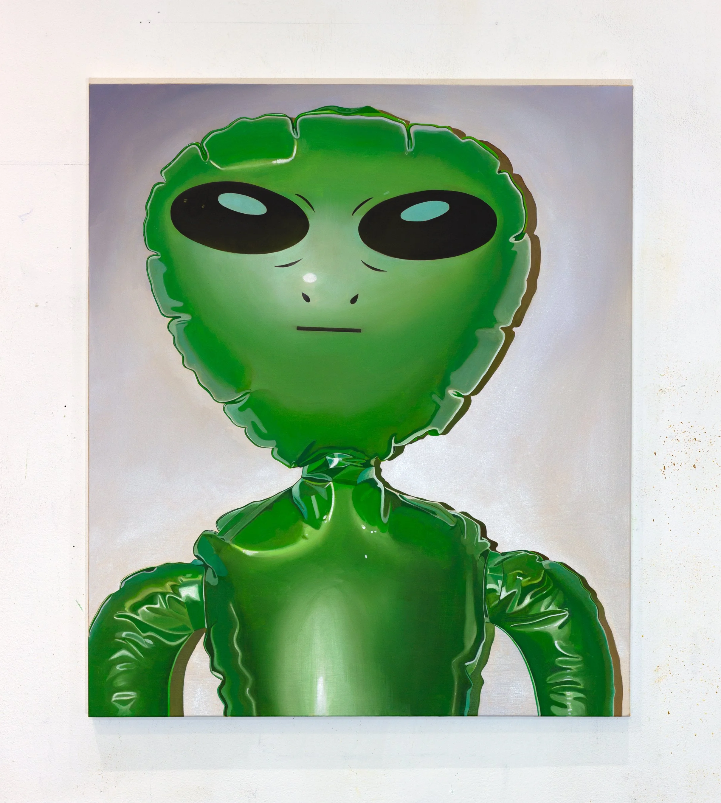  Inflatable Alien III  Oil on canvas  70 × 60 cm   