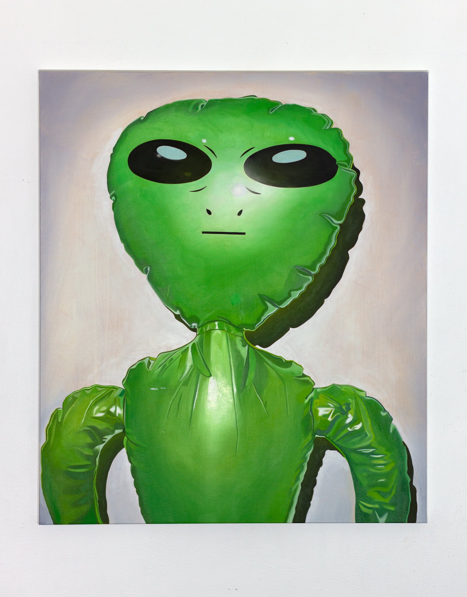  Inflatable Alien IV  Oil on canvas  70 × 60 cm   