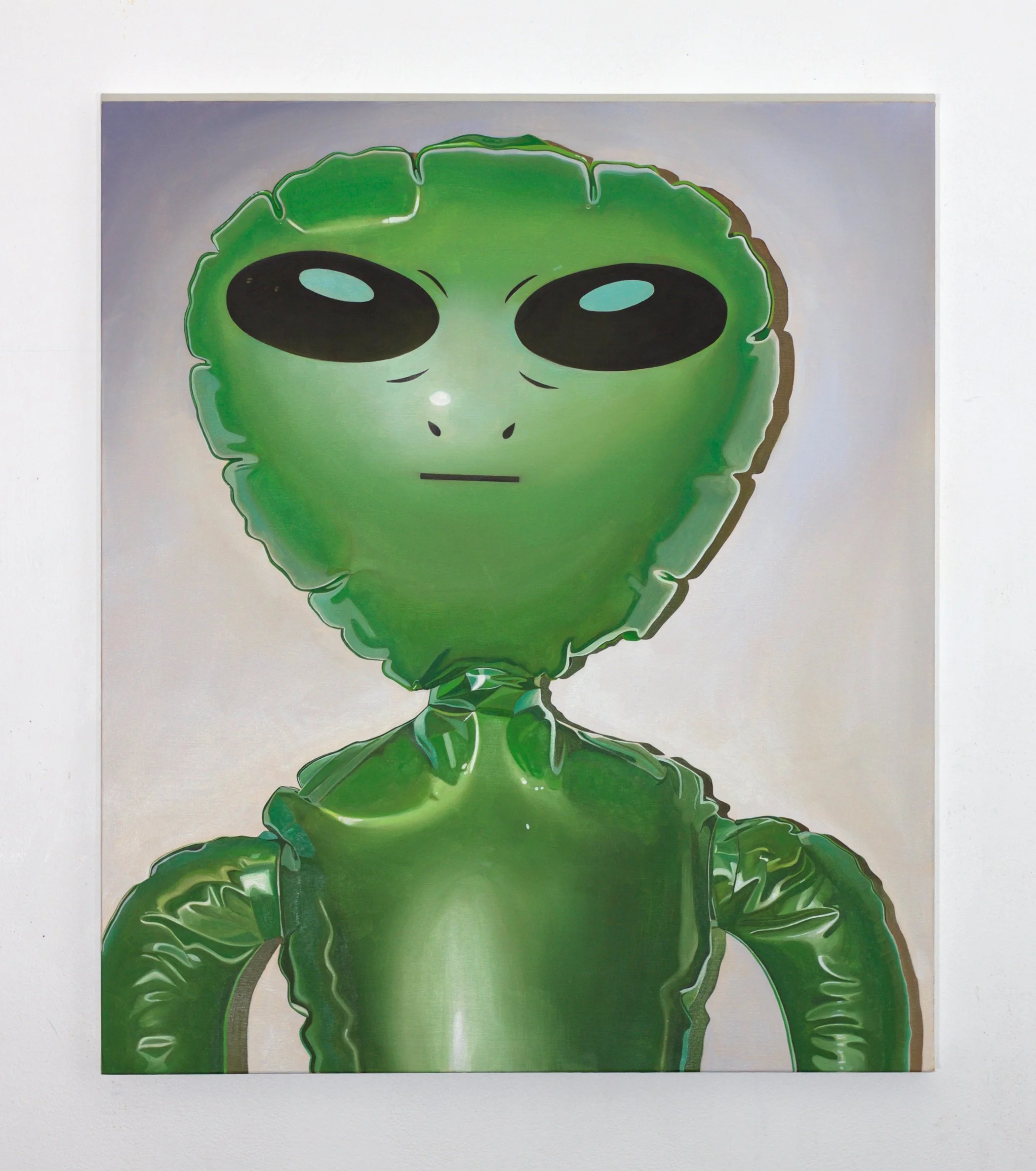   Inflatable Alien (III)   Oil on canvas  70 × 60 cm   