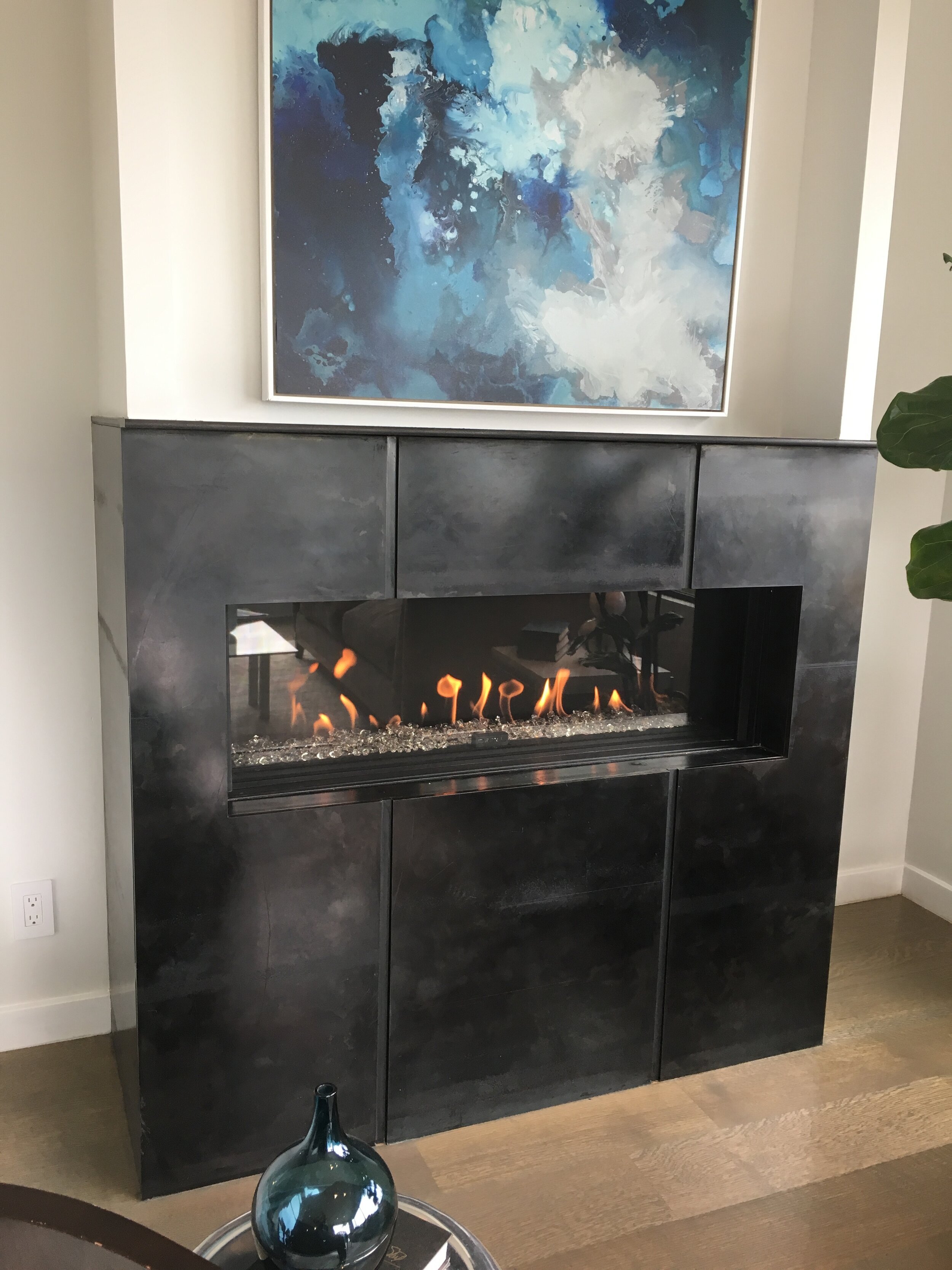 Designed in-house and fabricated by a local artisan