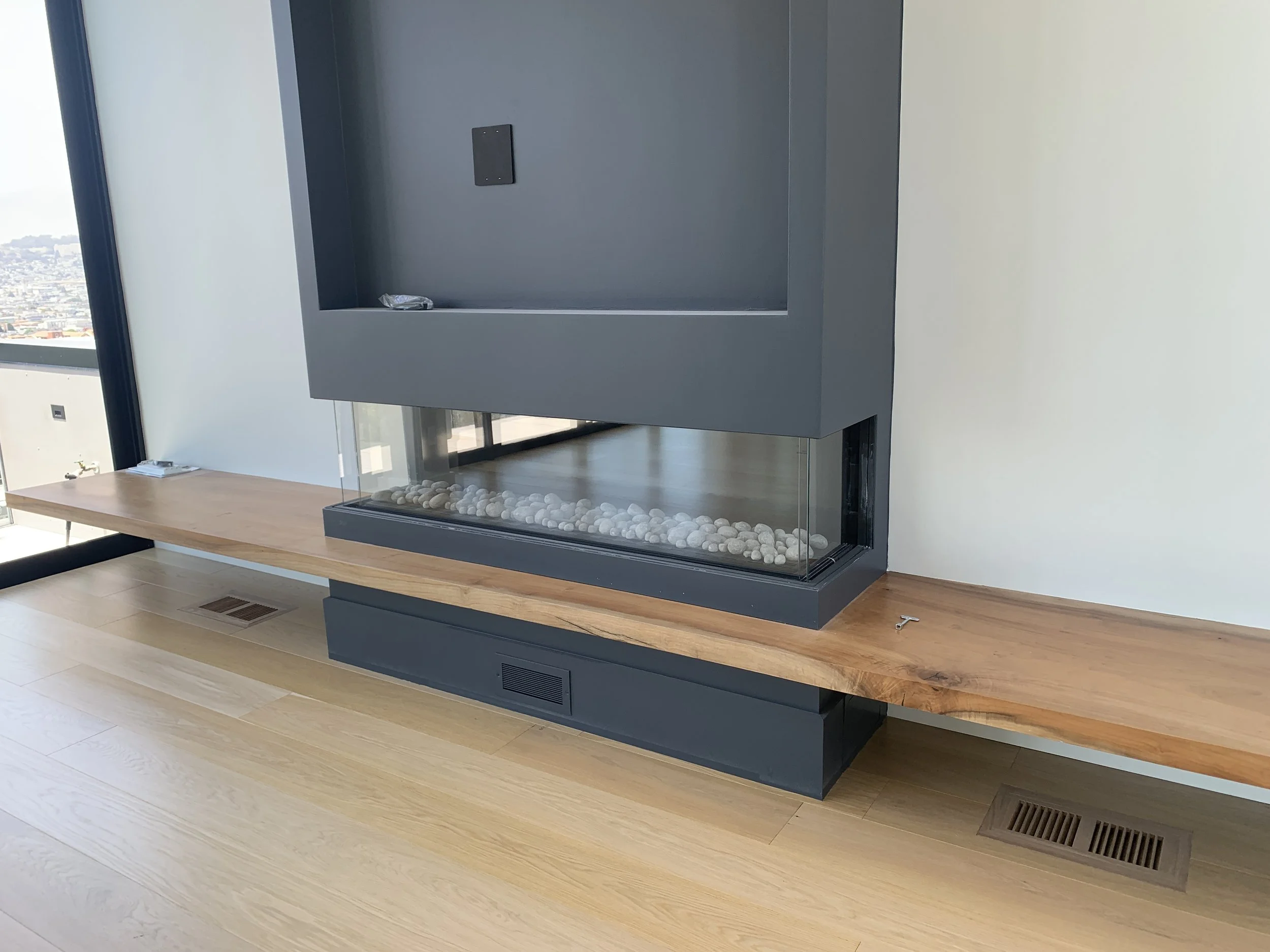 Custom Floating Bay Laurel Bench