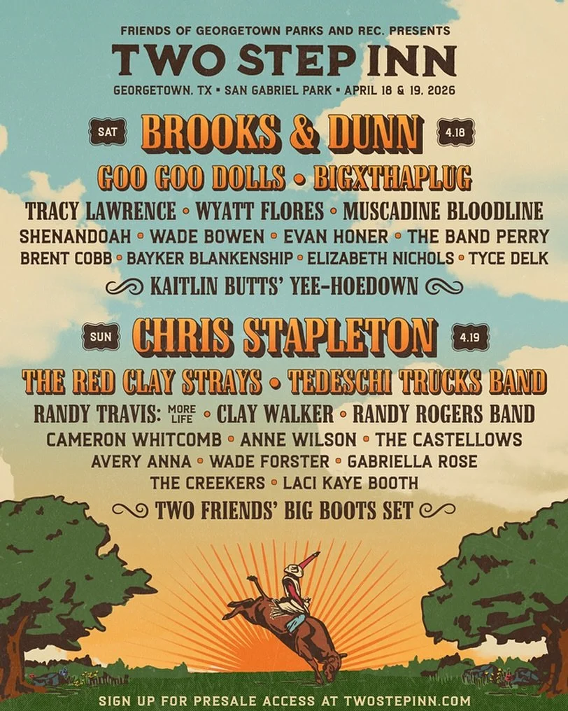 The world’s largest outdoor honkey tonk is coming back! Win tix all across TX on your favorite country radio station. 
#twostepinn #countrymusic #festival #radio #texas #honkeytonk