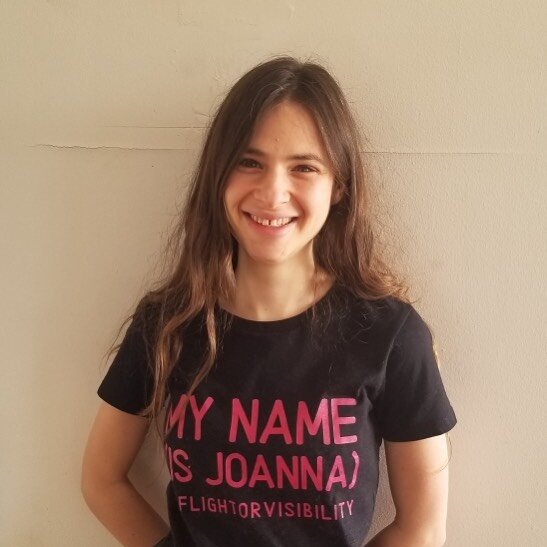 It&rsquo;s the 2 week anniversary of the &ldquo;My Name (is Joanna)&rdquo; animated music video and I am still selling these beautiful T-shirts by @femmebrulee 

Today&rsquo;s T-shirt model is my sister @smilingonionrecipes 

Go to the link in my bio