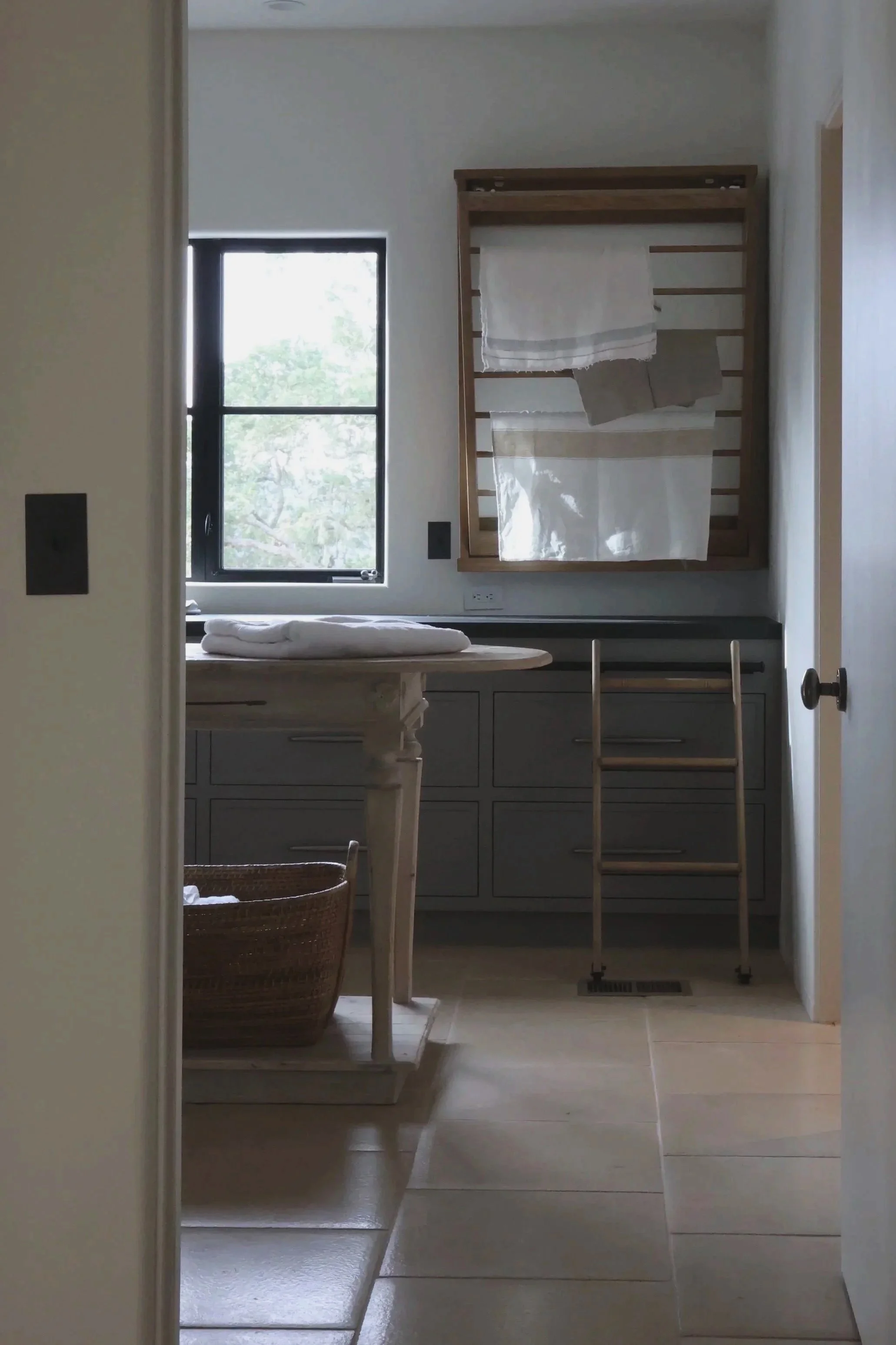 Napa Valley Luxury Interior Designer Custom Laundry Wall Dryer