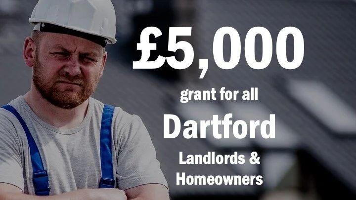 Every Dartford Homeowner &amp; Landlord to Receive up to £5,000 Grant for Roof Insulation &amp; Double Glazing from September 