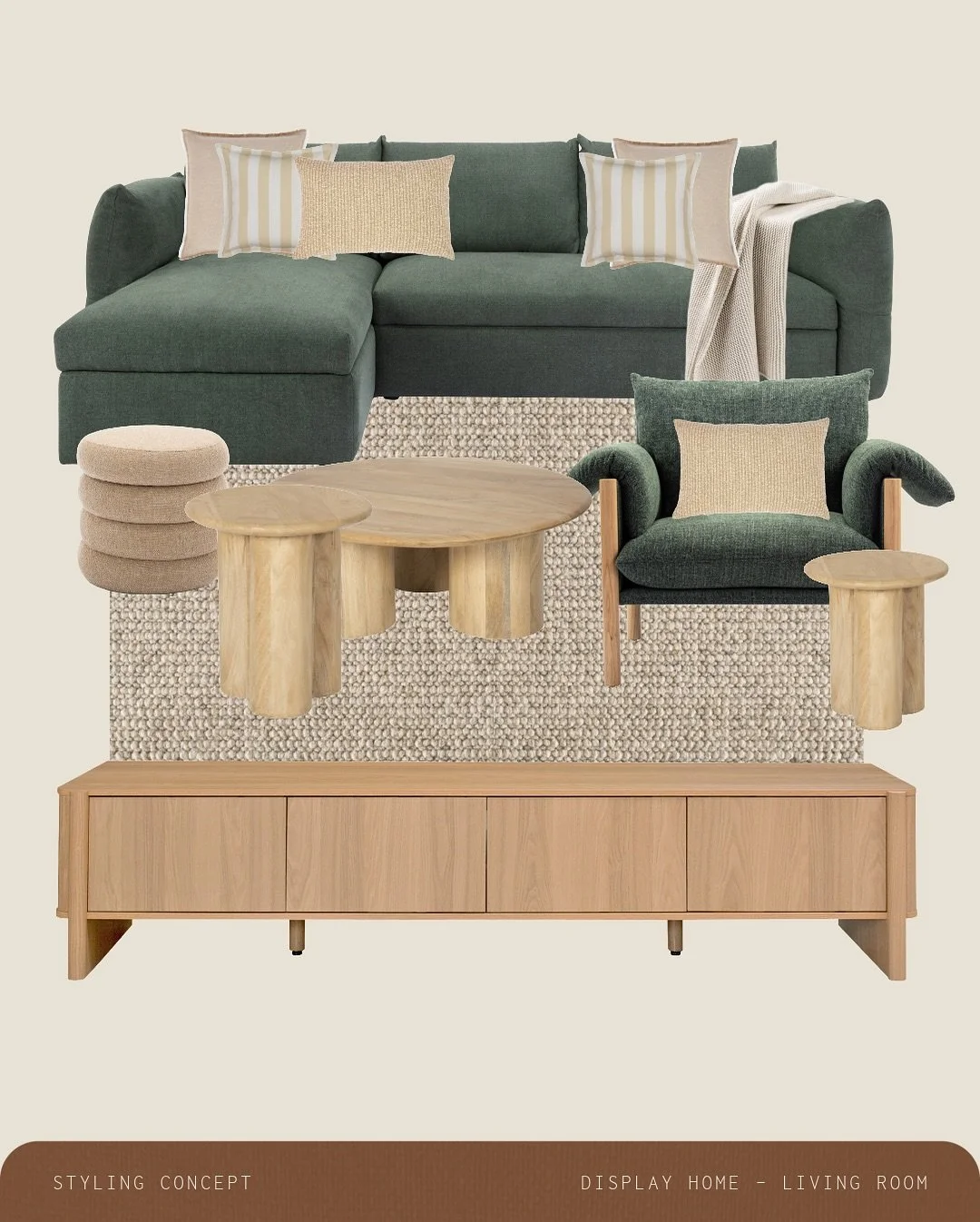 Swooning over these display home styling concepts put together recently for a new home business launching soon! 😍

Can&rsquo;t wait to see them come to life 🤌

If you&rsquo;re interested in virtual styling services for your space or business, drop 