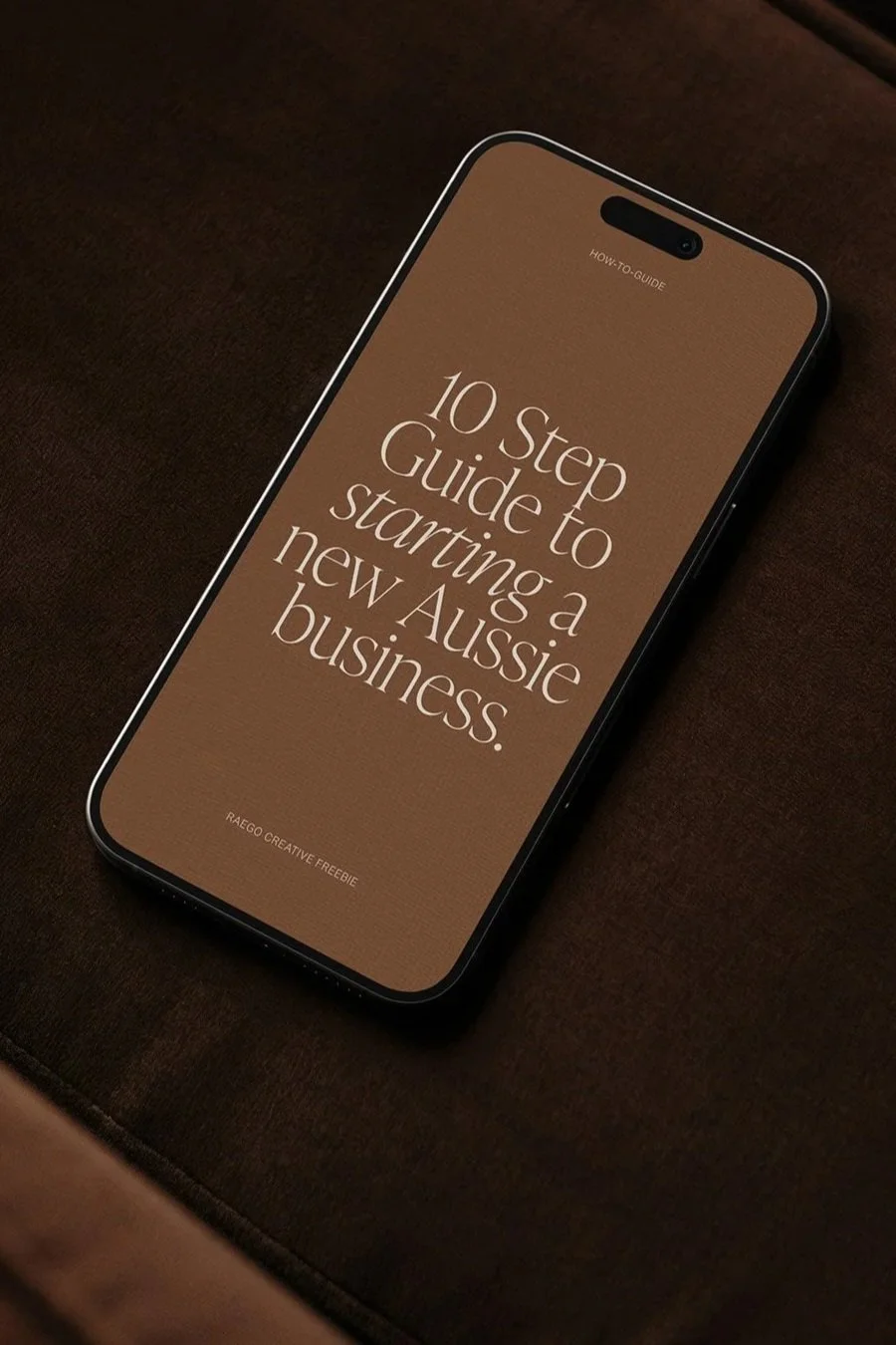 10 Step Guide to starting a new Aussie business, from a designer and fellow small business owner