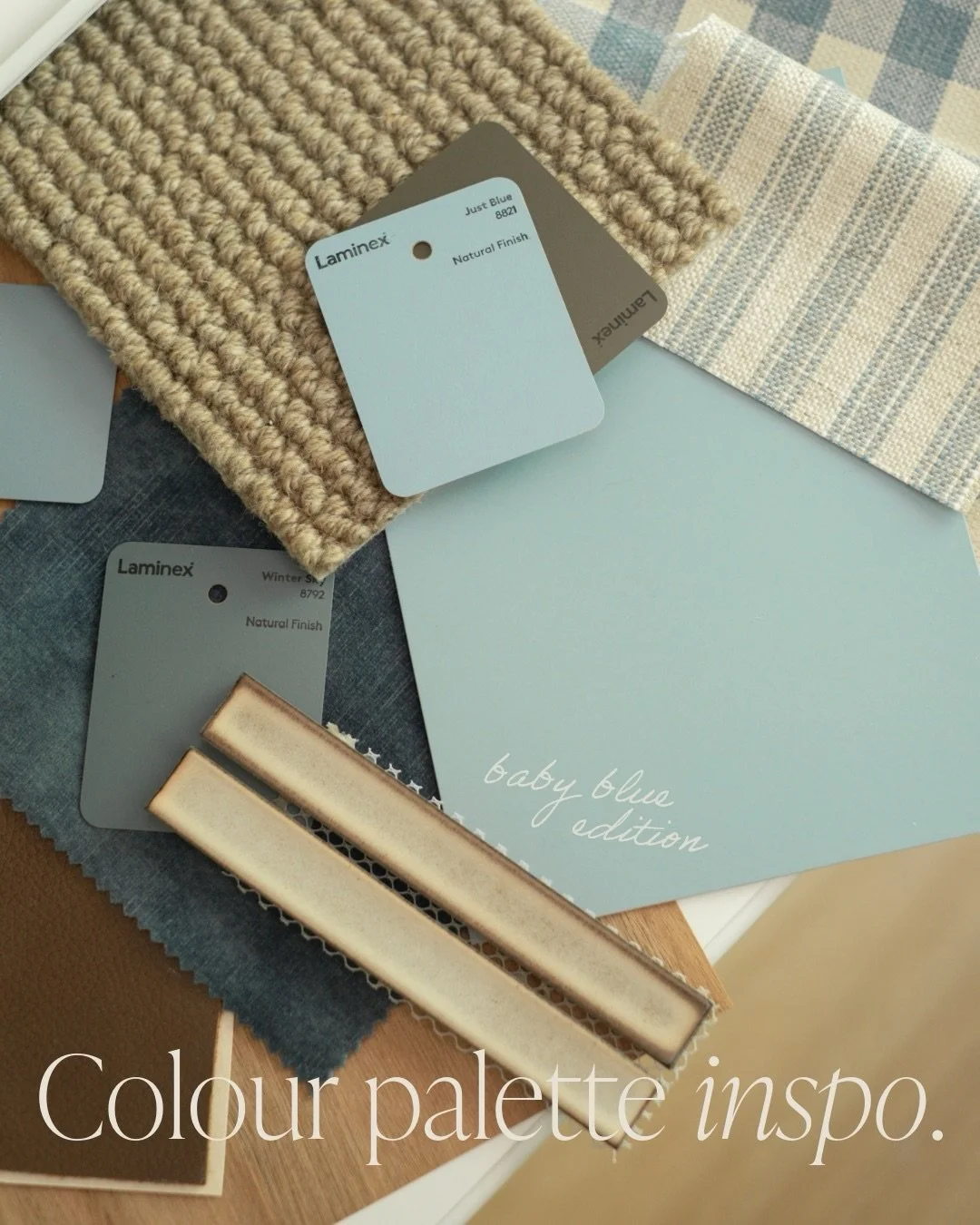 Baby blue has got me wrapped around its little finger lately &ndash; so I thought I&rsquo;d share some colour combos inspired by it with you 🩵

Need help with colour selections for your design project or branding? Get in touch today 🫶

💌 hello@rae