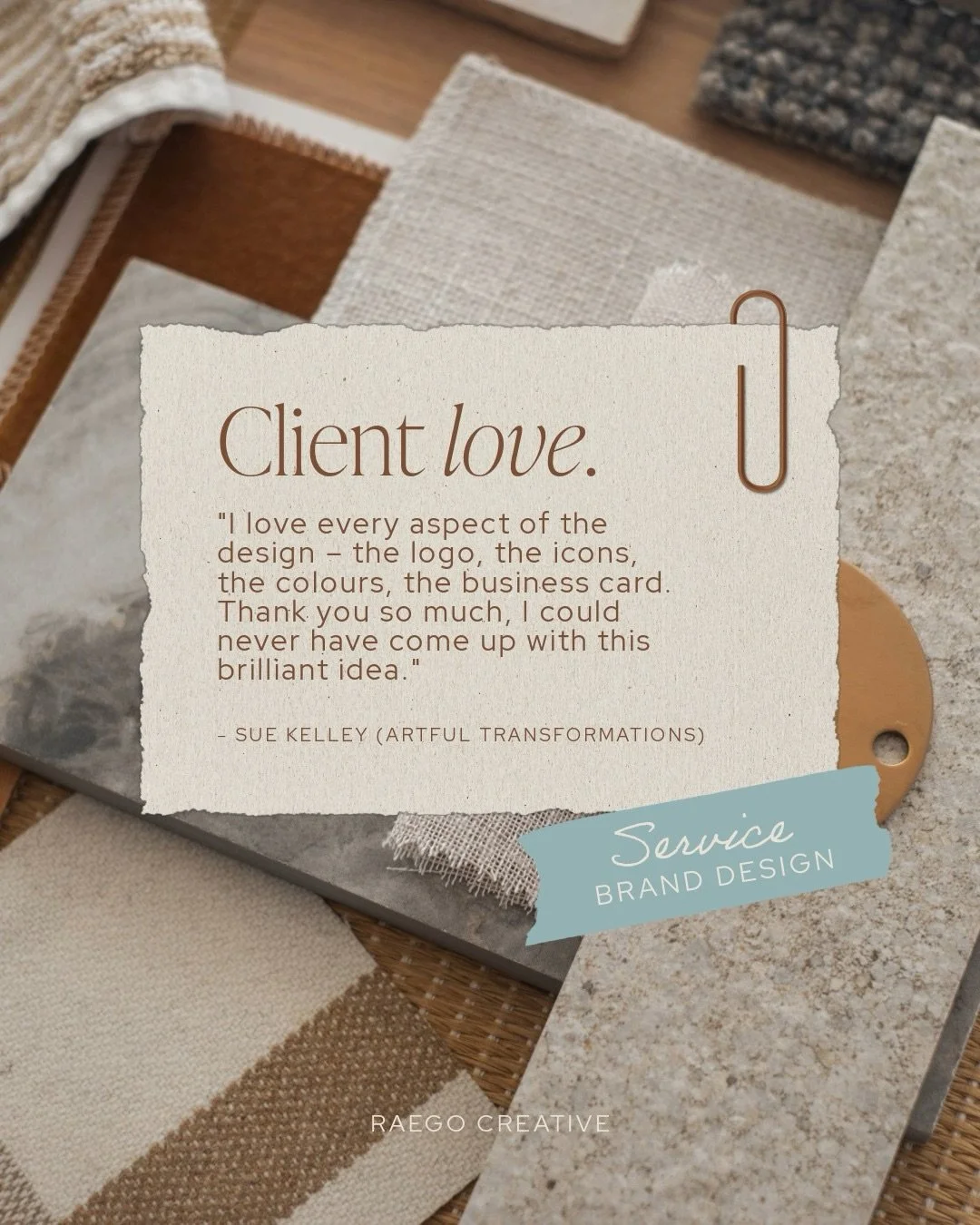 Client feedback like this is just the icing on the cake of a fantastic project 🥹🤍

When a client puts their full trust in me as a designer, that&rsquo;s when the best work happens &ndash; and this project was all of this and more!

If you&rsquo;re 