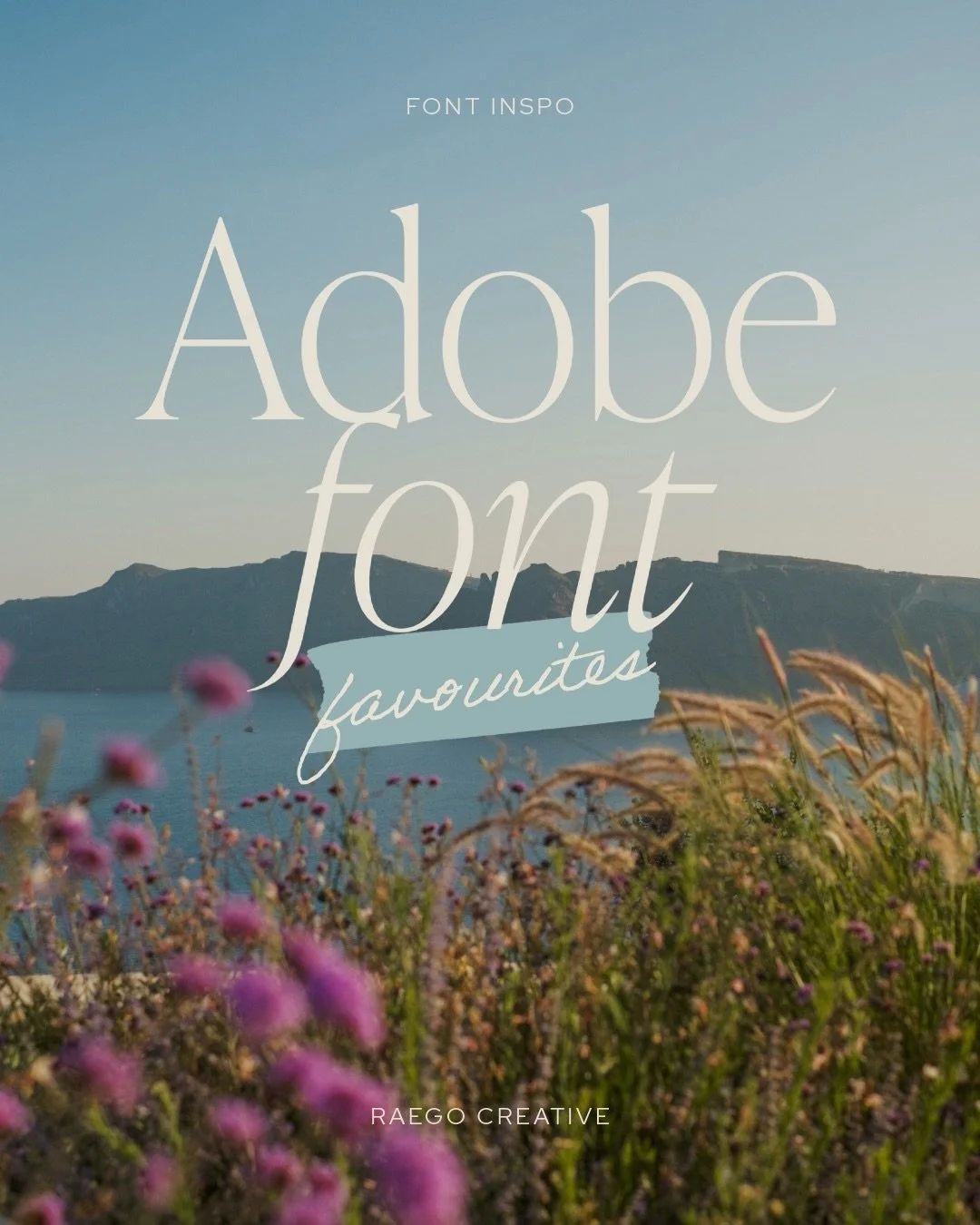 Ending the week with some Adobe font inspo for your next design project (including a couple of freebies!!) &mdash; you can use these in Adobe Express or pick them up directly on Adobe Fonts 😌💫

#fontlove #branding #graphicdesign #typography