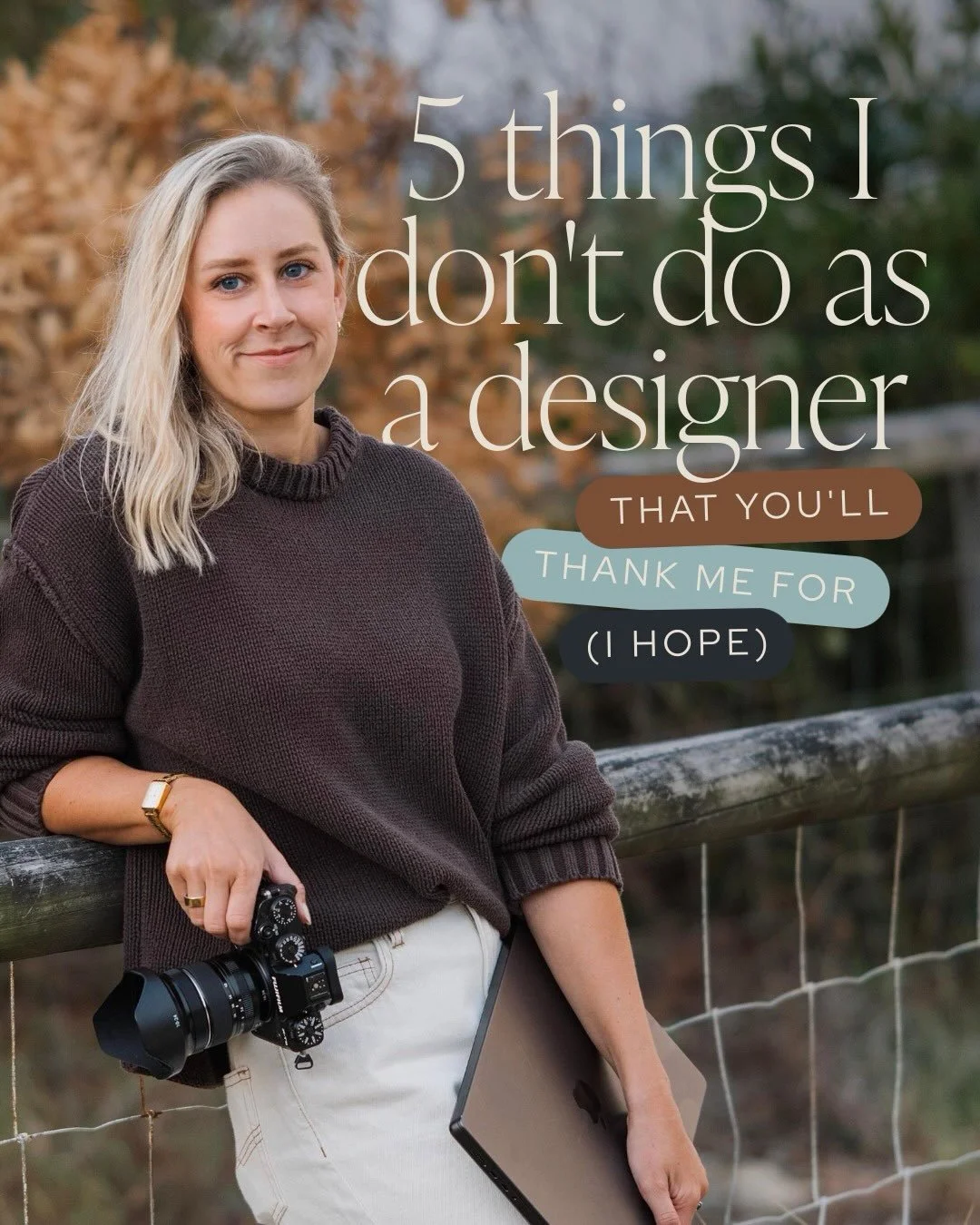 Just some of the things I don&rsquo;t do as a designer that I hope you&rsquo;ll love me for! If this sounds like the kind of person you&rsquo;d like to work with I&rsquo;d love to hear from you. 

Enquire today via link in my bio 💌