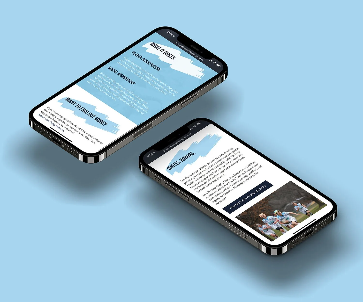 Raego Creative Queanbeyan Whites Rugby Club Website Design iPhones.jpg