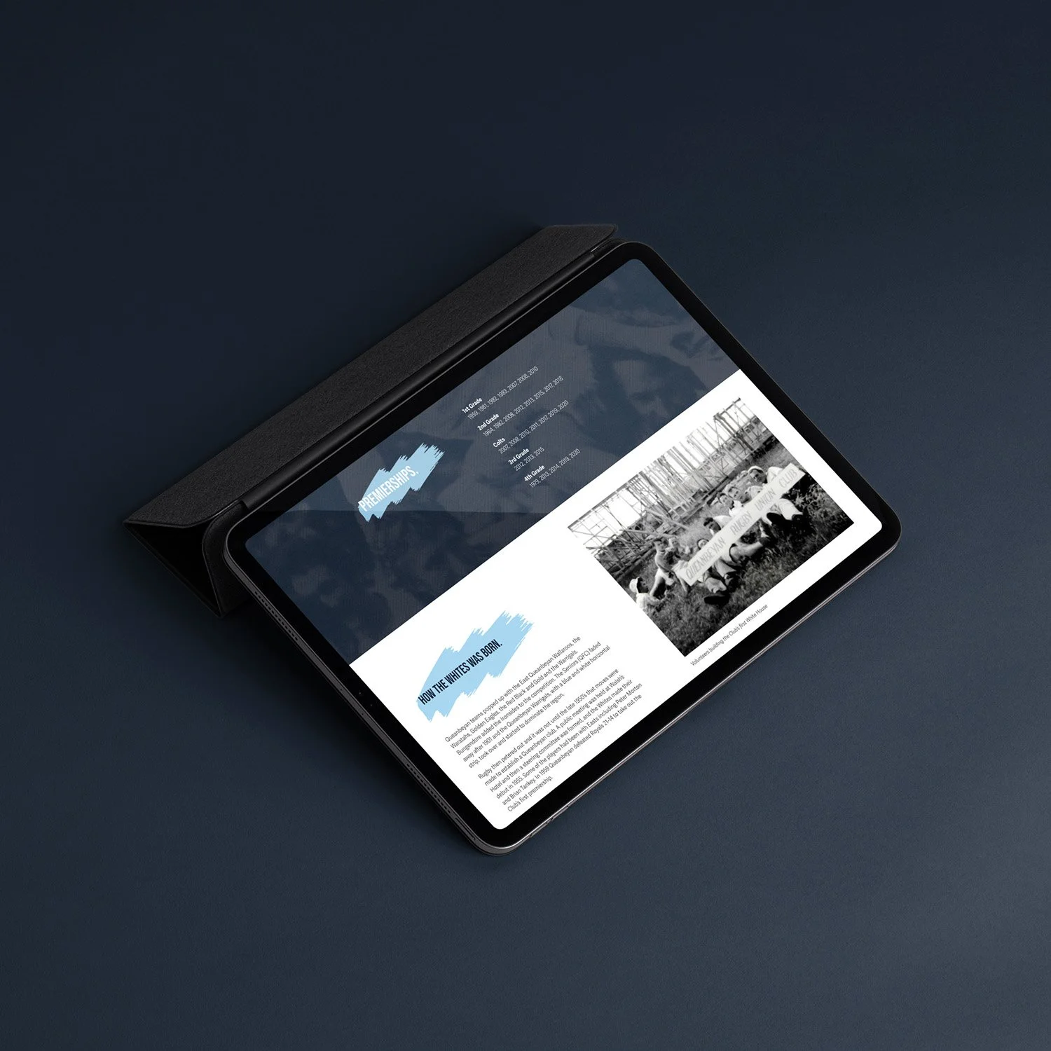 Raego Creative Queanbeyan Whites Rugby Club Website Design iPad.jpg