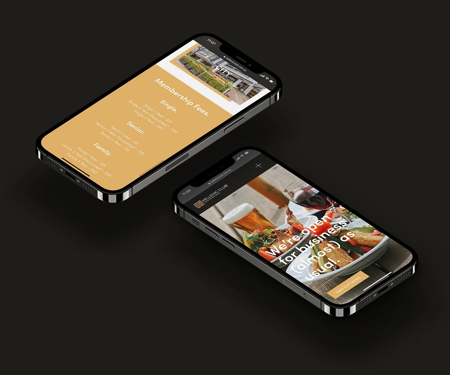 Raego Creative - Hellenic Club of Canberra  Custom Website Design iPhones asymmetric.jpg