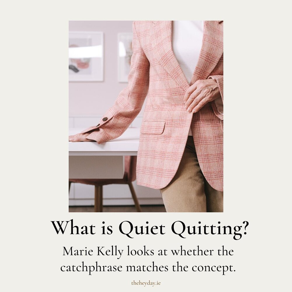 It&rsquo;s the latest buzzword in our post-pandemic lexicon, but does &lsquo;quiet quitting&rsquo; mean creating healthy boundaries at work or falling short in your performance? ⁠
⁠
✍🏼 @mariekellywriter⁠
⁠
⁠
👀  Read the full piece - and sign up to 