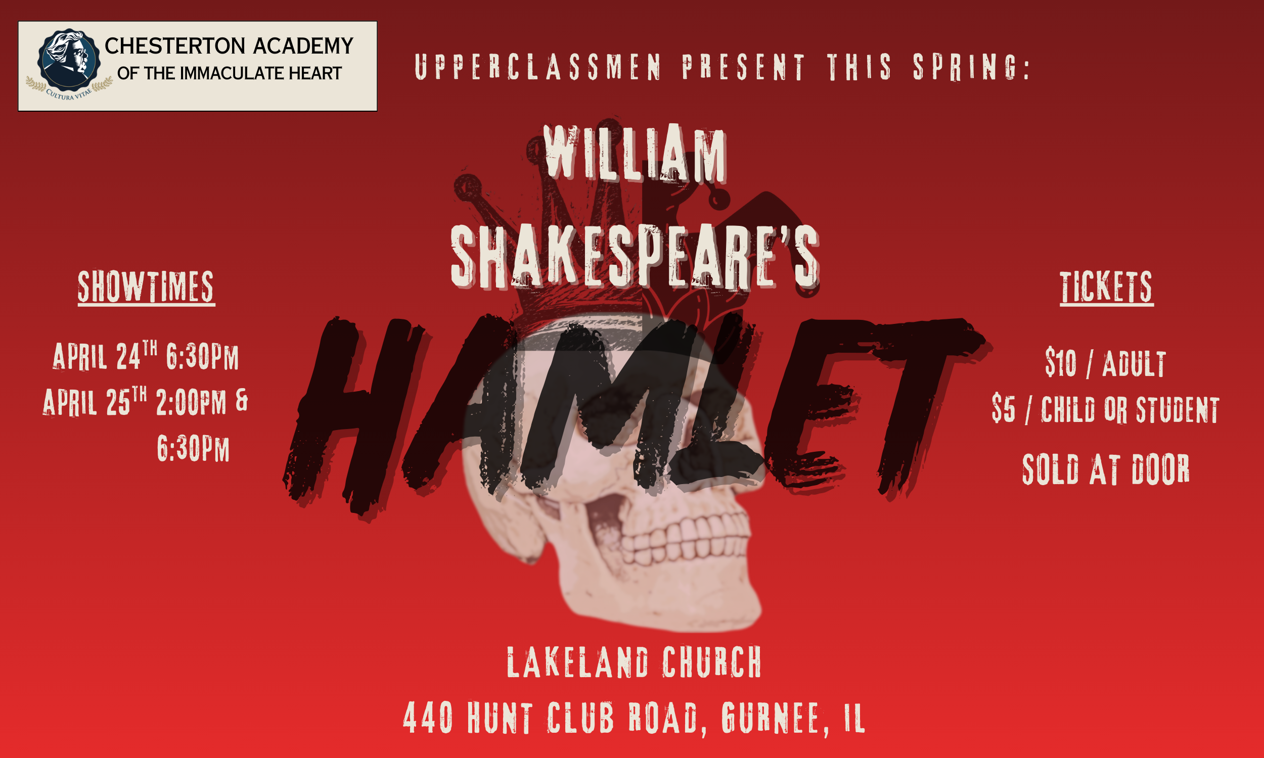 Chesterton Academy Spring Play