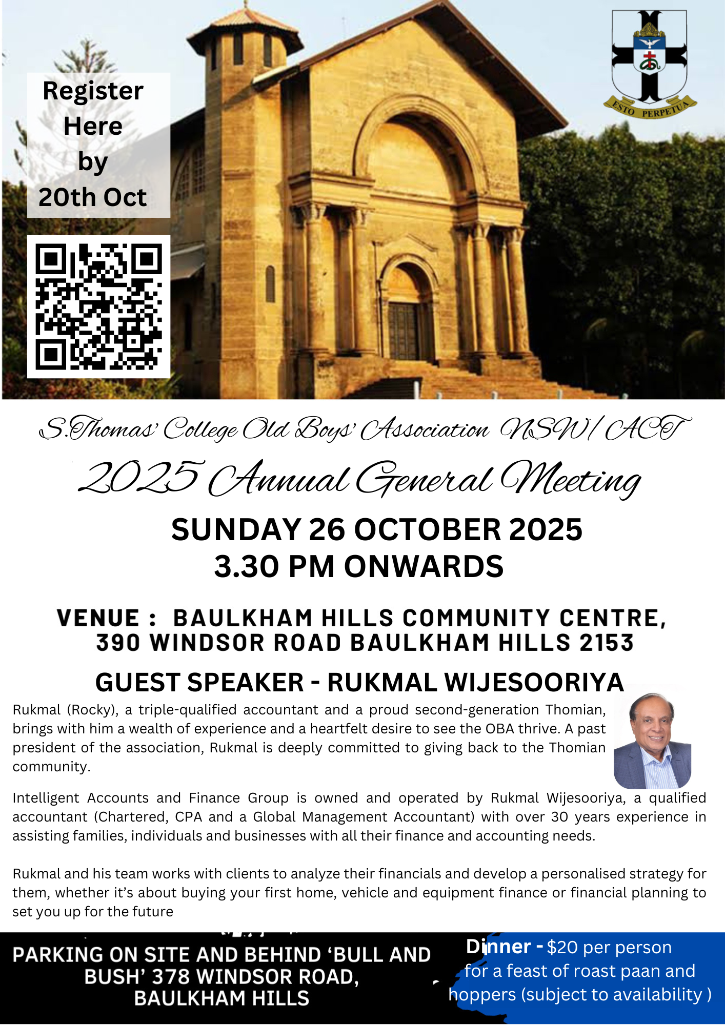 STC OBA NSW/ACT Annual General Meeting and New Committee 2025/26