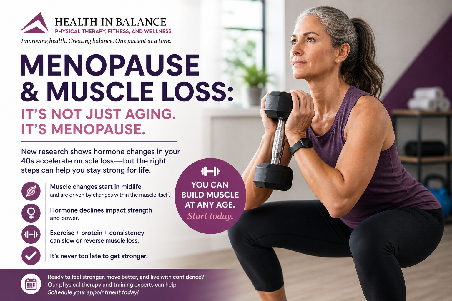 Muscle Loss After 40: The Hidden Impact of Menopause