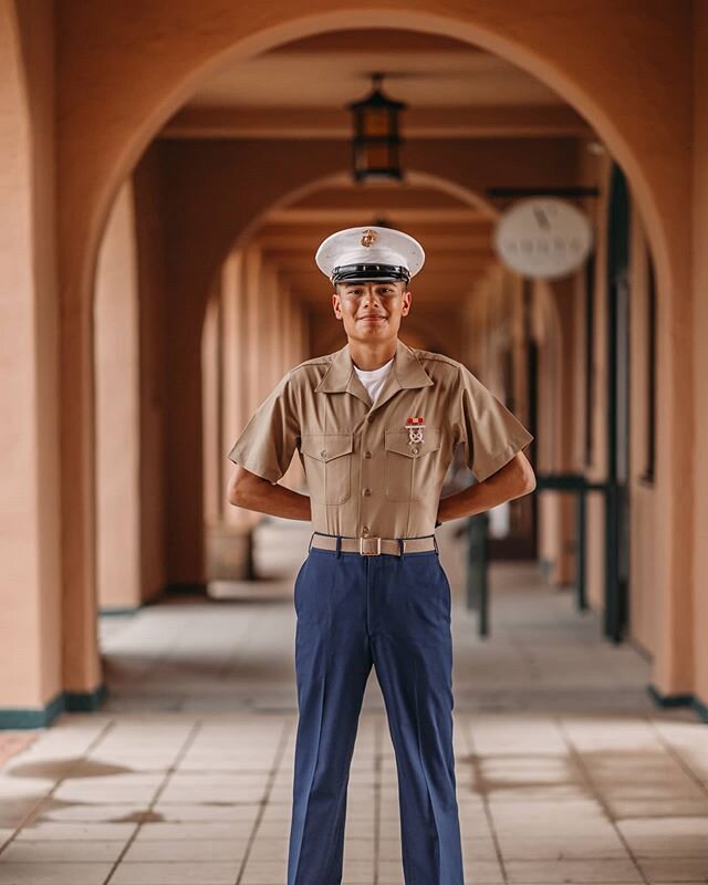 This momma of #IndiaCo asked me if her son could change into his dress uniform for photos since he didn't get to graduate in them! Absolutely!!! I highly recommend it.