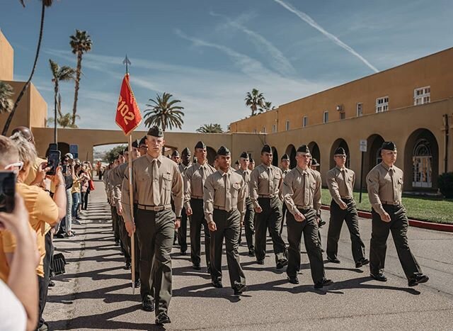 Another beautiful Family Day at @mcrdsd this past Thursday. Check out the other photos from the day &lt;3
.
.
.
.
#MorningOwlFineArt 
#MCRDSanDiegoPhotographer
#USMCBootcamp #MarineBootcamp
#USMCGraduation #RecruitTraining .
.
.
.
#MCRD #MCRDSD 
#MCR