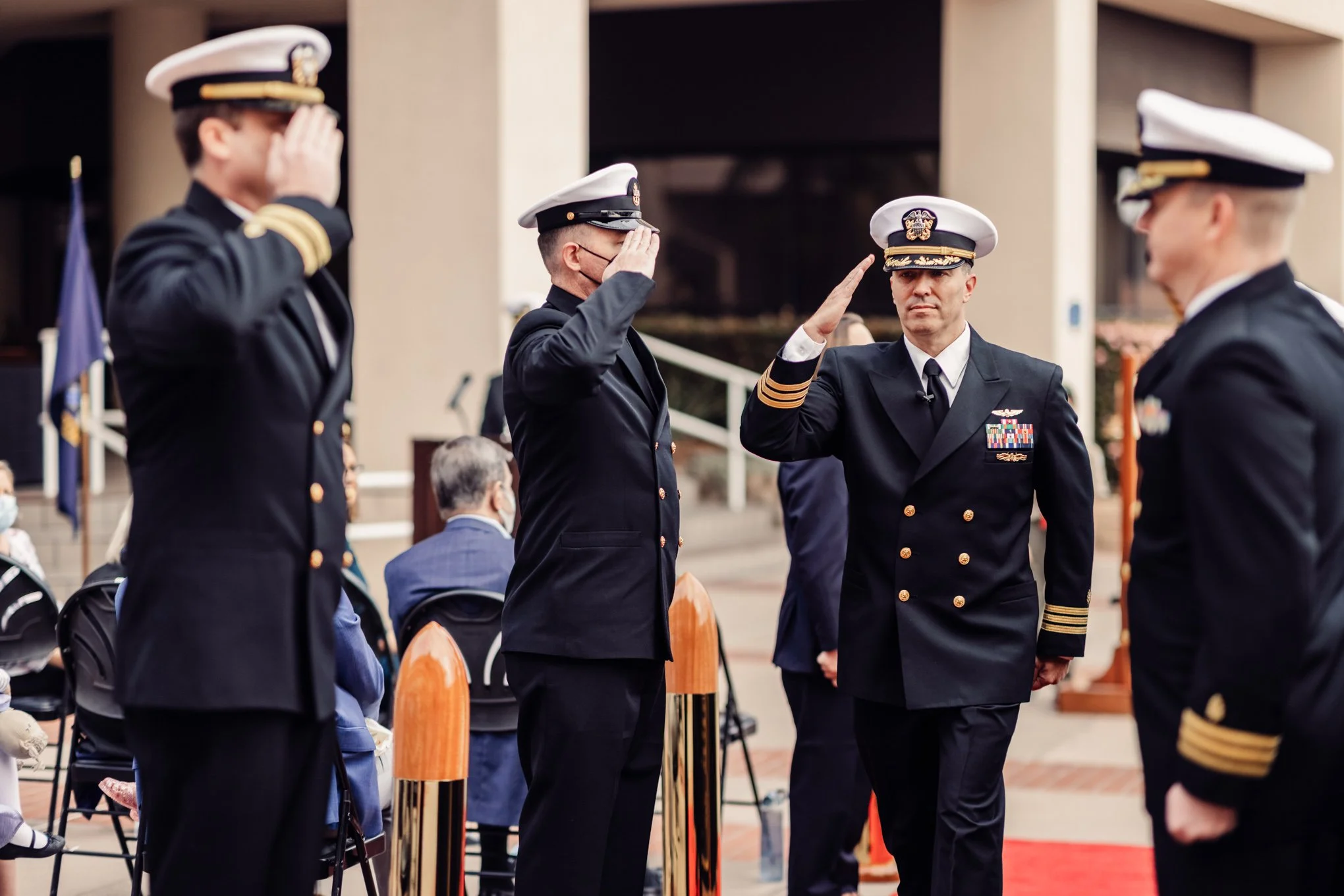 Naval Retirement of CDR George Newton from Balboa Naval Hospital San ...