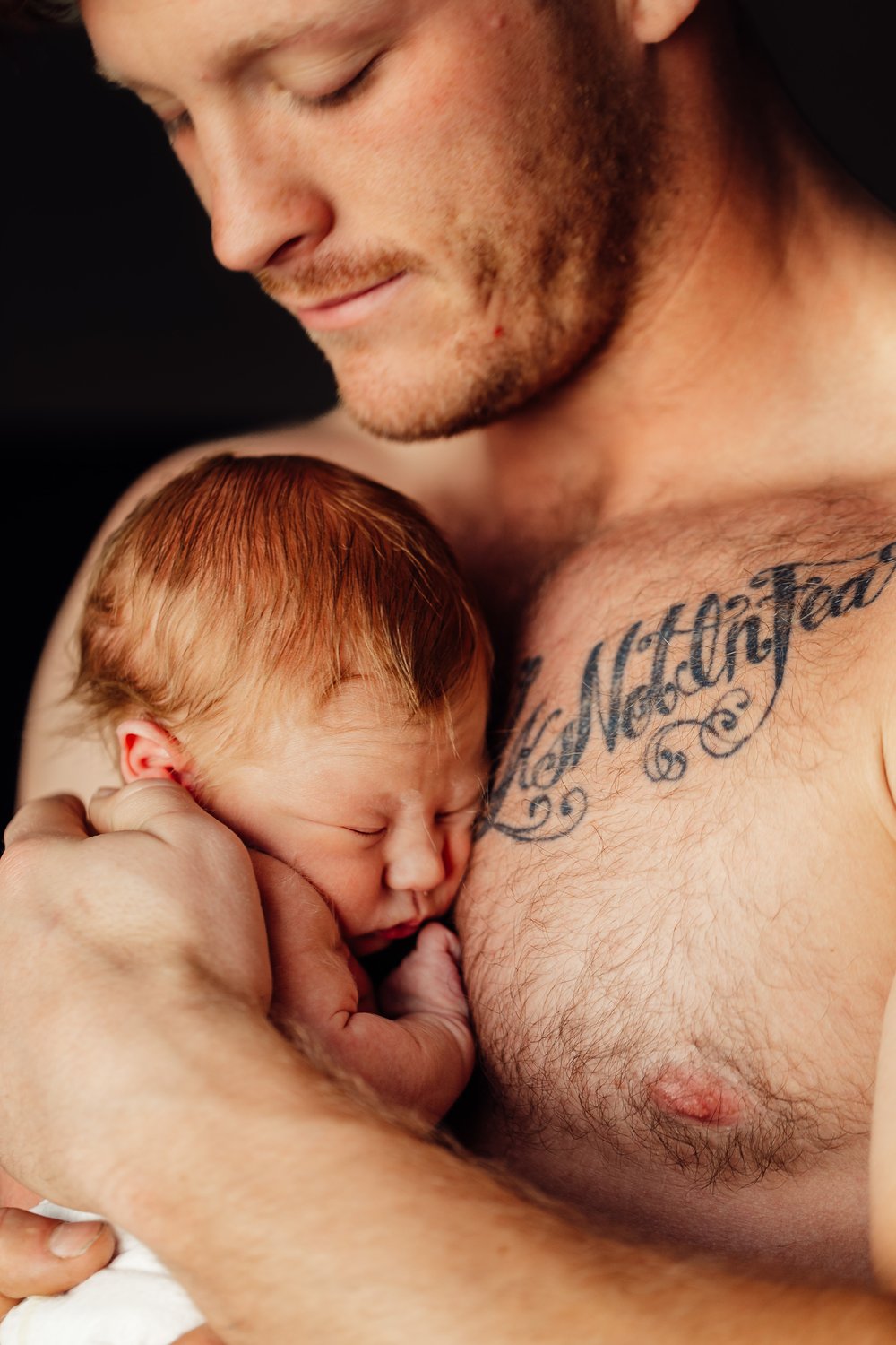  San Diego Newborn Lifestyle and birth Photographer red headed boy 