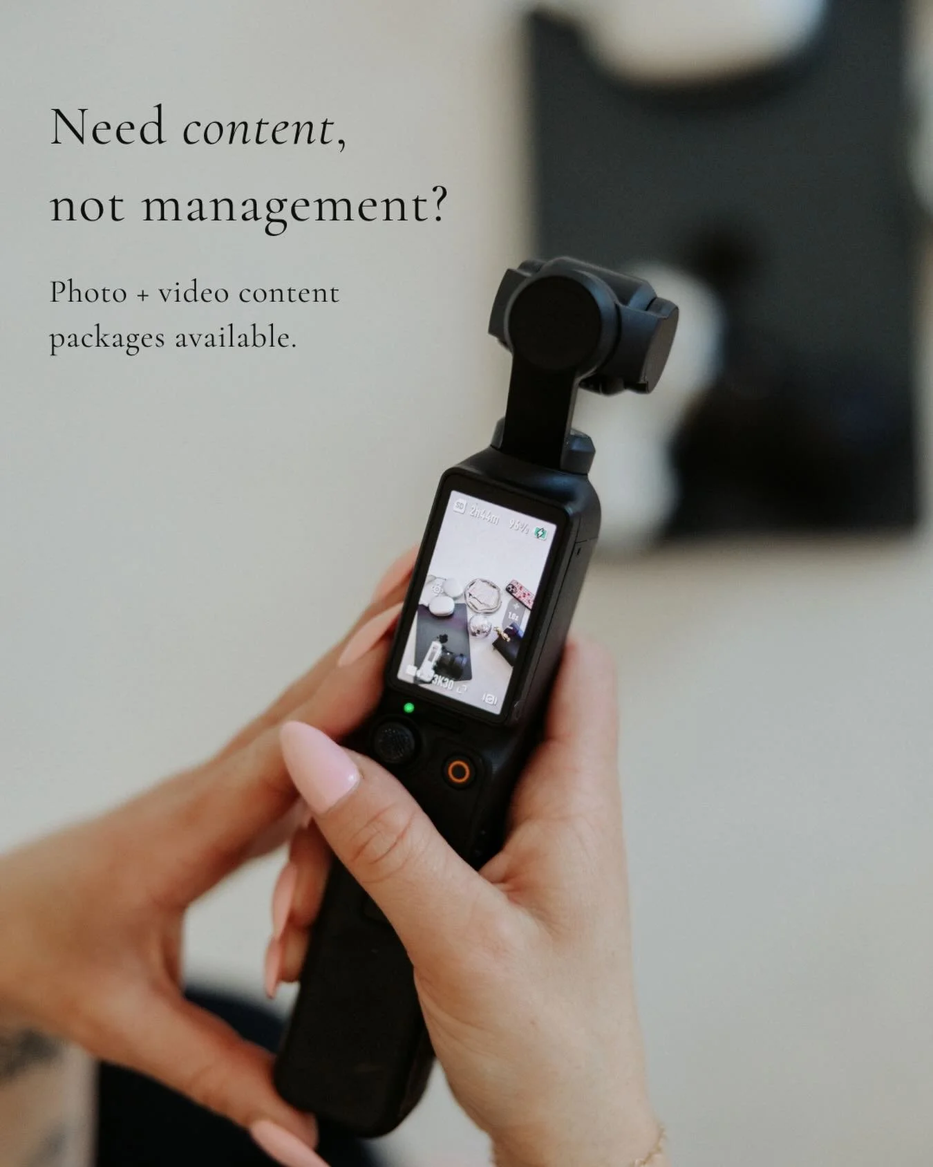 I&rsquo;ve had a few people ask recently whether I offer content-only services. I do!

Not every business needs ongoing social media management, and sometimes the biggest challenge is simply not having enough quality content.

Package details and pri
