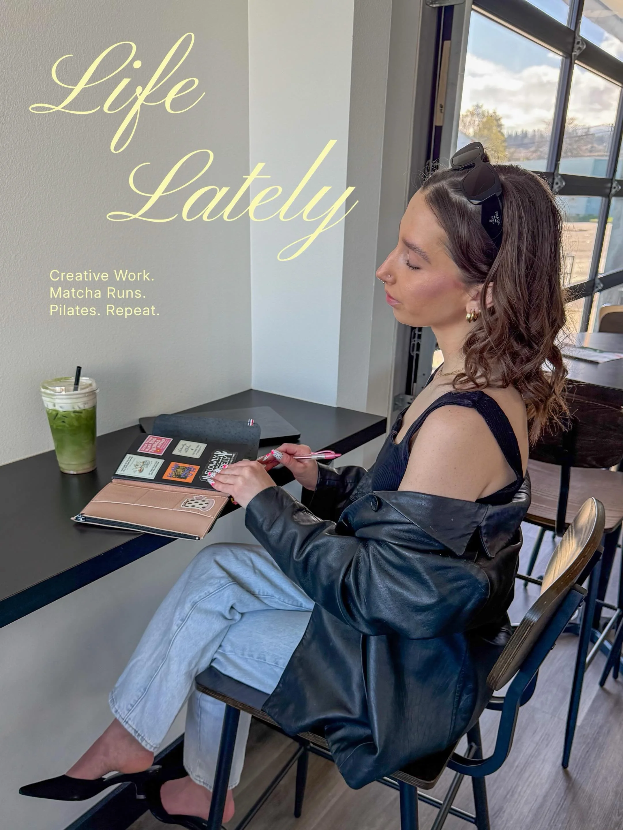 Current rotation ☁️ dragonfruit matcha, pilates, creative work, and daily rituals.

A little update &mdash; my current management roster is full through July, but I&rsquo;m still accepting inquiries for future collaborations.

I&rsquo;m currently boo