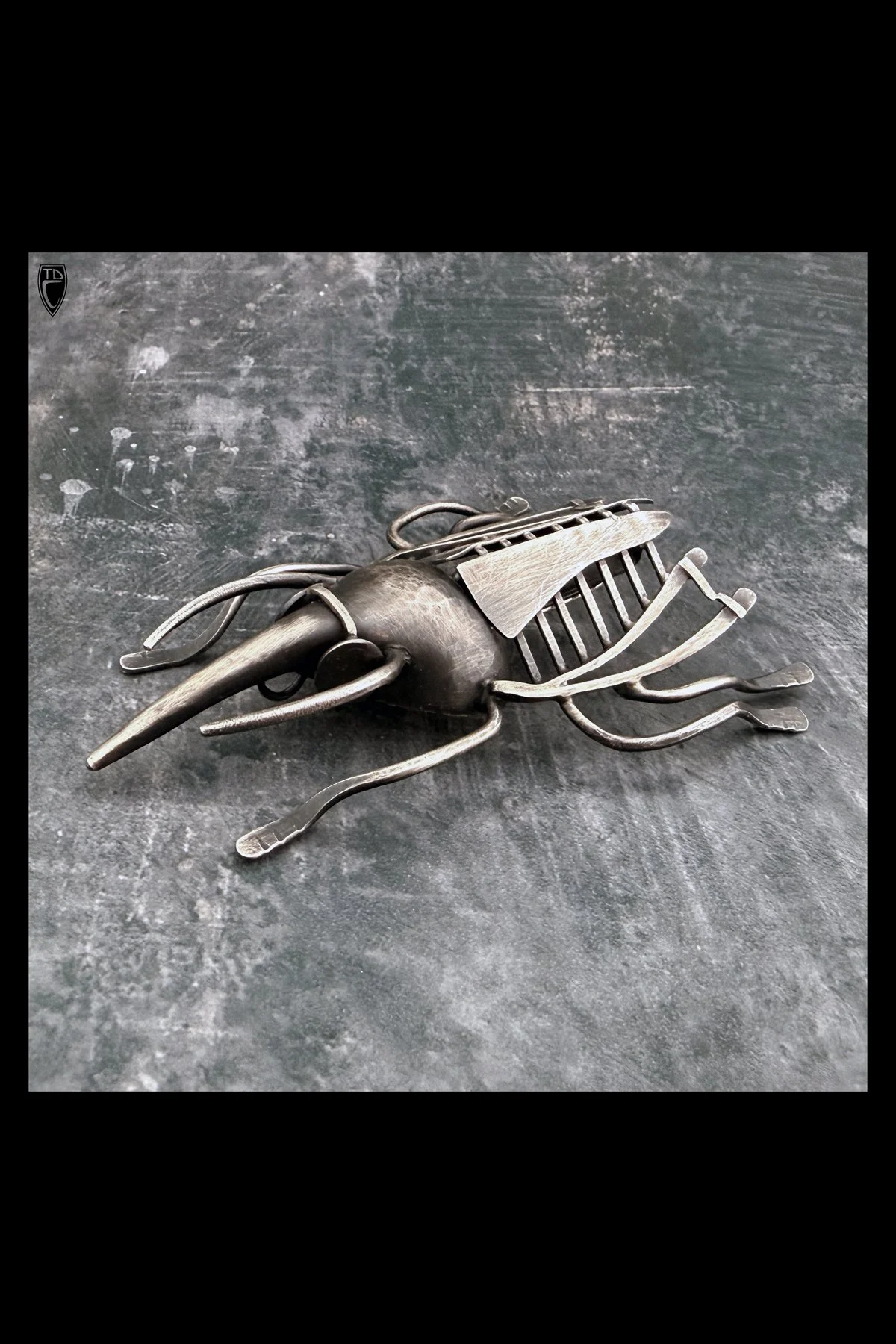 "Beetle", Sterling Silver Brooch/Pendant