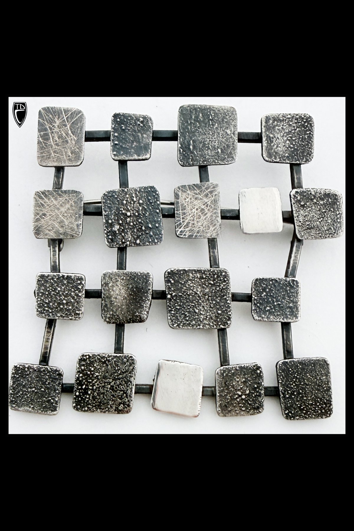 "Outliers", Sterling Silver Brooch