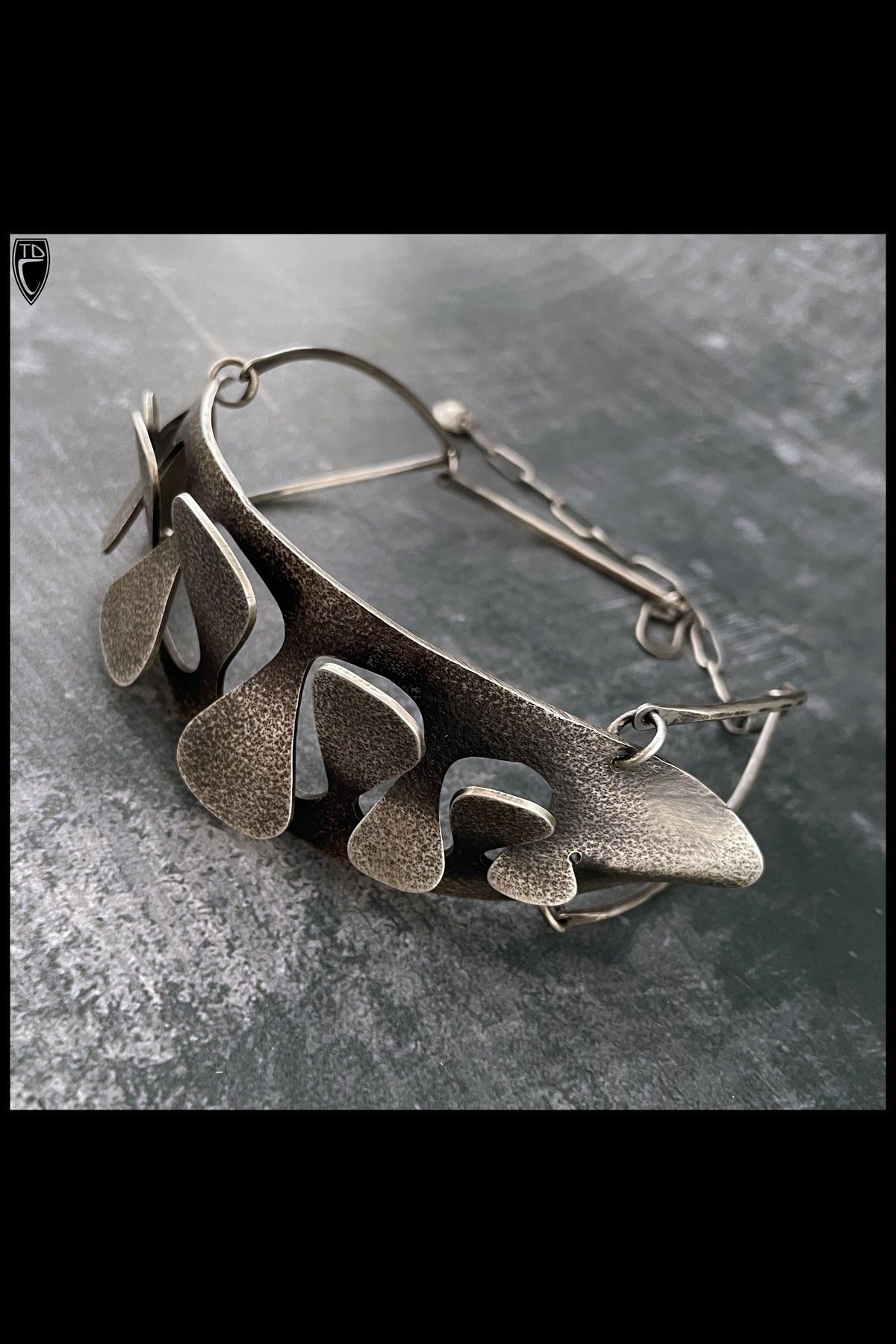 Sterling Silver "Pivot Point" Choker Neck Piece