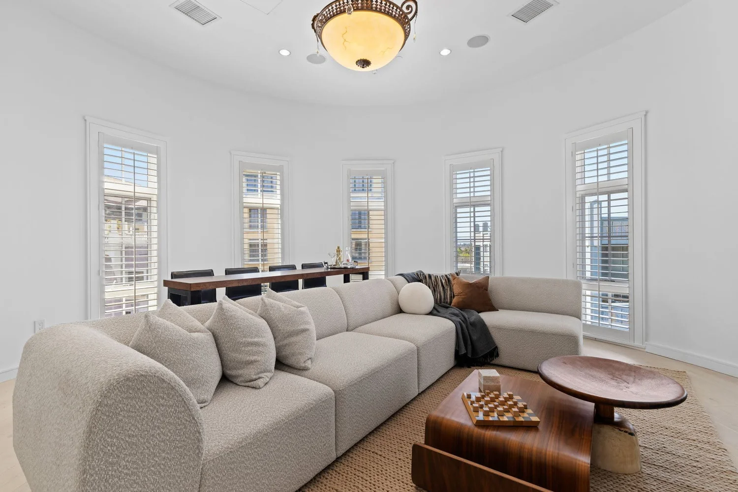 Loft at Santana Row, San Jose after staging by Encore
