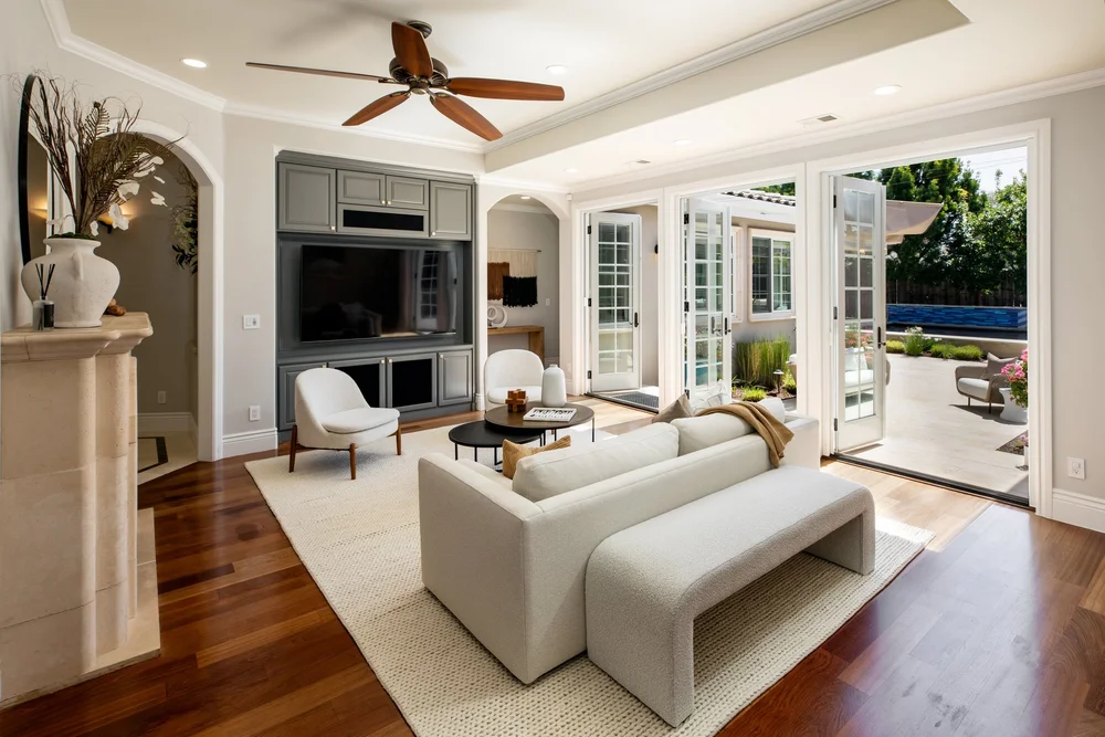 Staged home at 364 Benvenue Ave, Los Altos