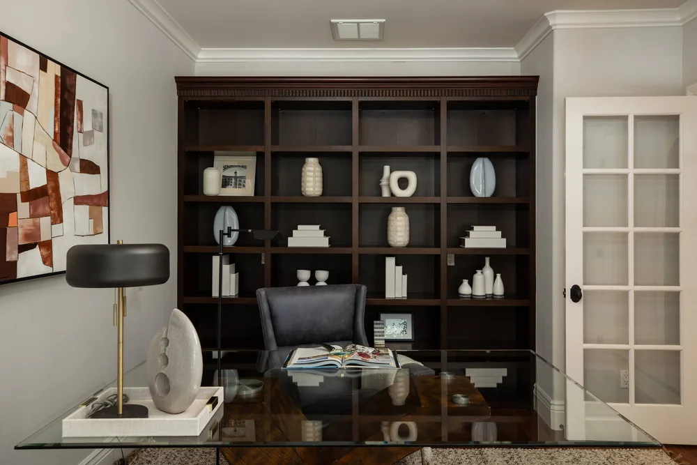 Office at Benvenue Avenue, Los Altos after staging by Encore