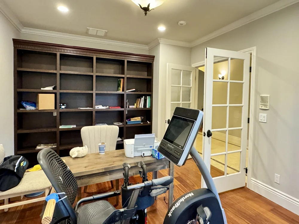 Office at Benvenue Avenue, Los Altos before staging