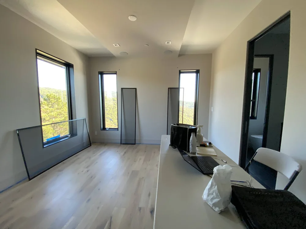 Office at Blackberry Hill Road, Los Gatos before staging