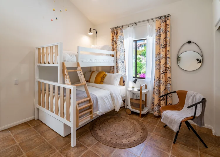 Bunk room at 1910 Barker Pass Road, Santa Barbara