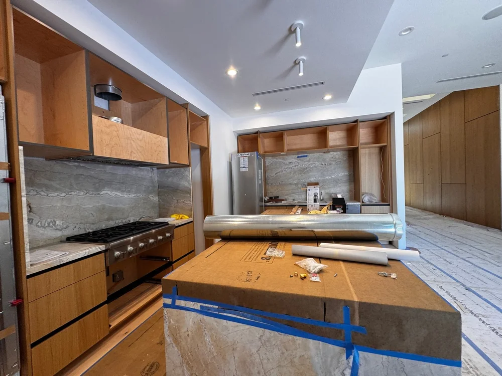 Kitchen at 743 Edge Lane, Los Altos before staging