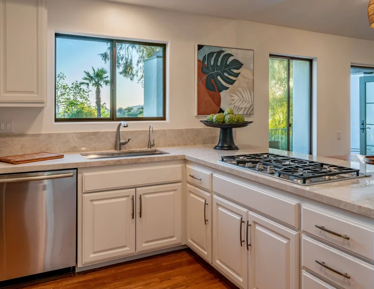Kitchen at 1910 Barker Pass Road, Santa Barbara