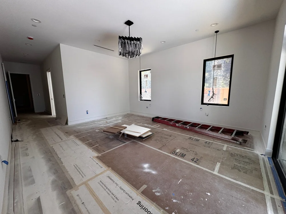 Primary bedroom at 743 Edge Lane, Los Altos before staging
