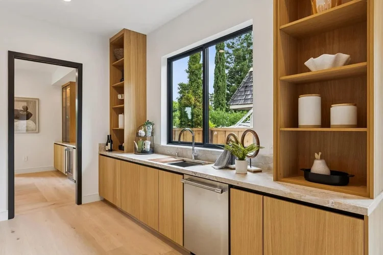 Junior kitchen at 743 Edge Lane, Los Altos