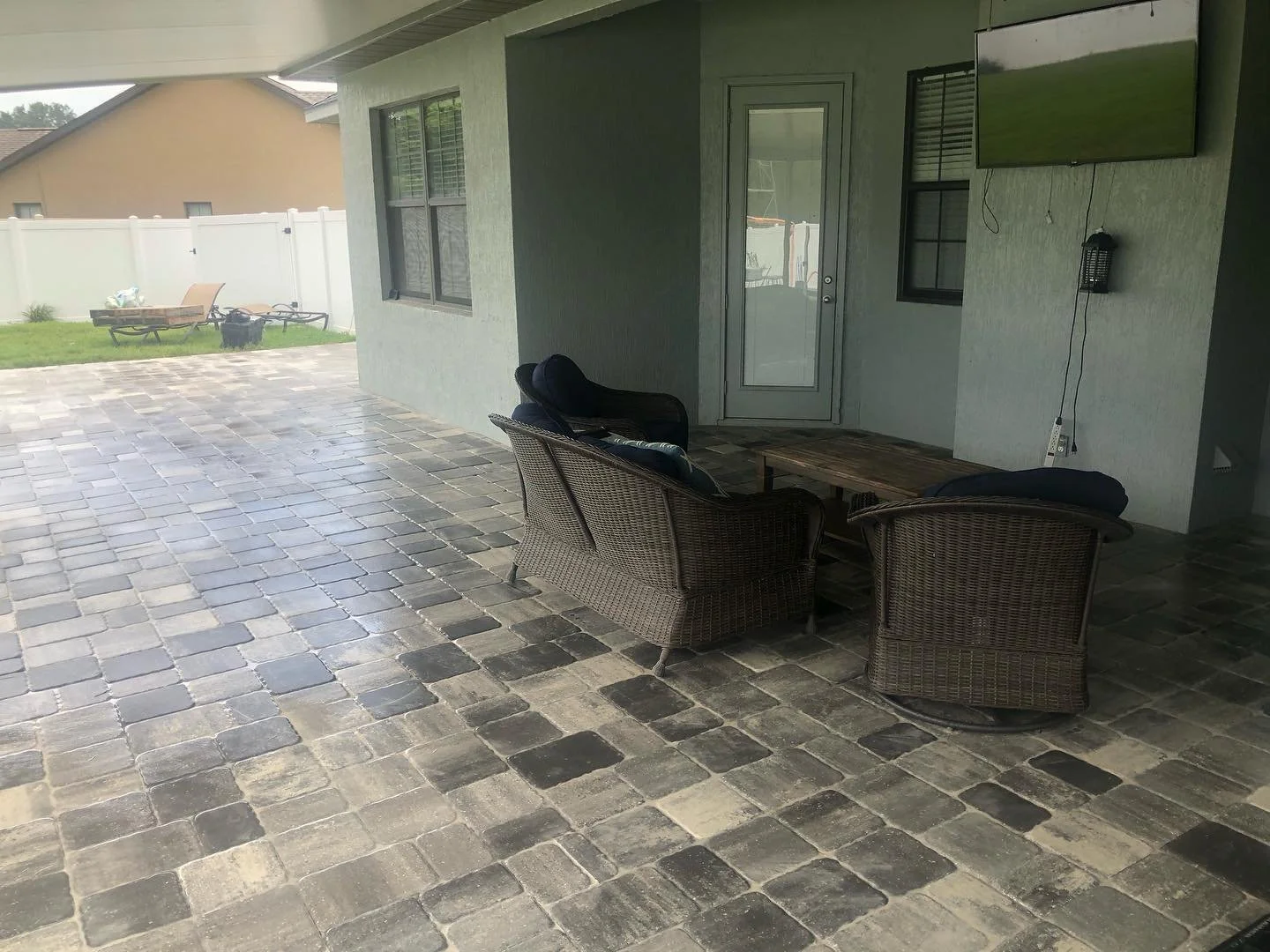 Custom Paver patio, ocala, florida