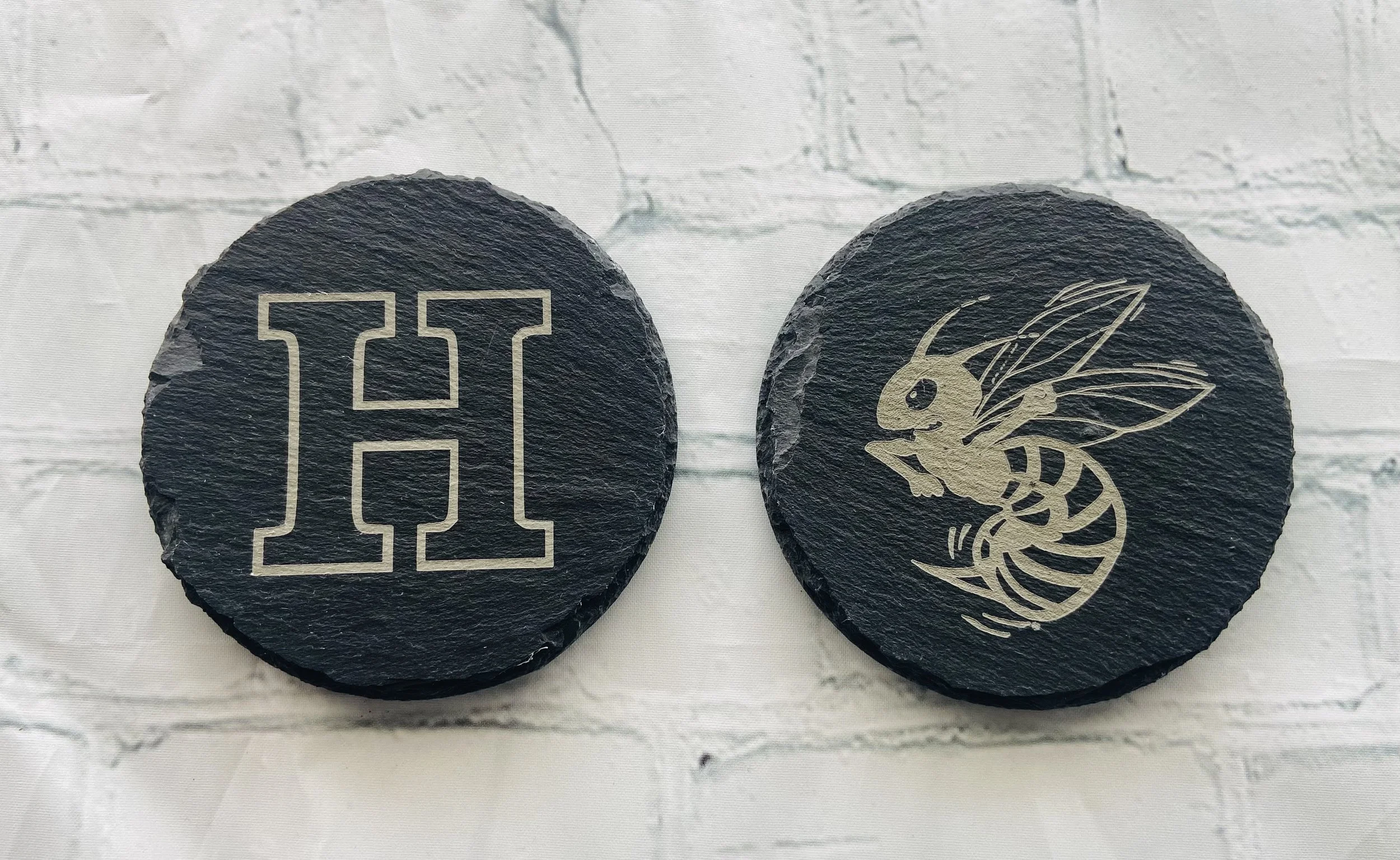 Slate coasters