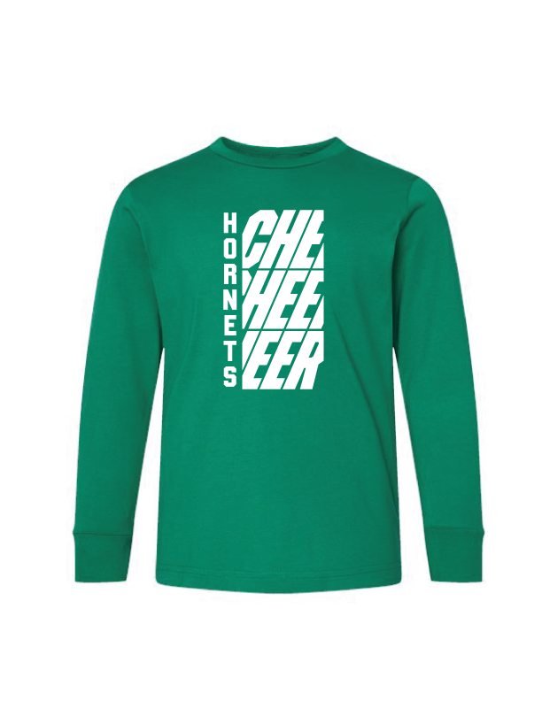 Youth Hornet Long Sleeve Tee (Cheer)