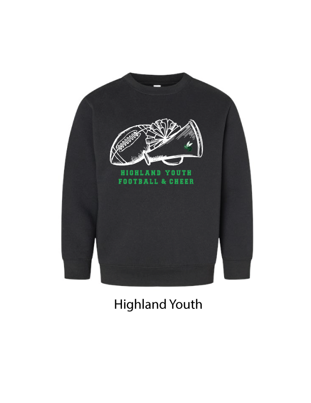 Youth Crewneck Sweatshirt (Cheer)