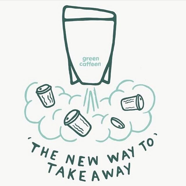 Have you changed the way you do take away yet?? It is so much easier than you might think!
.
All our 4 cafés are proud supporters of the @greencaffeen movement! A genius swap &amp; go system that makes t/a-cups ending in landfill or the ocean a thin