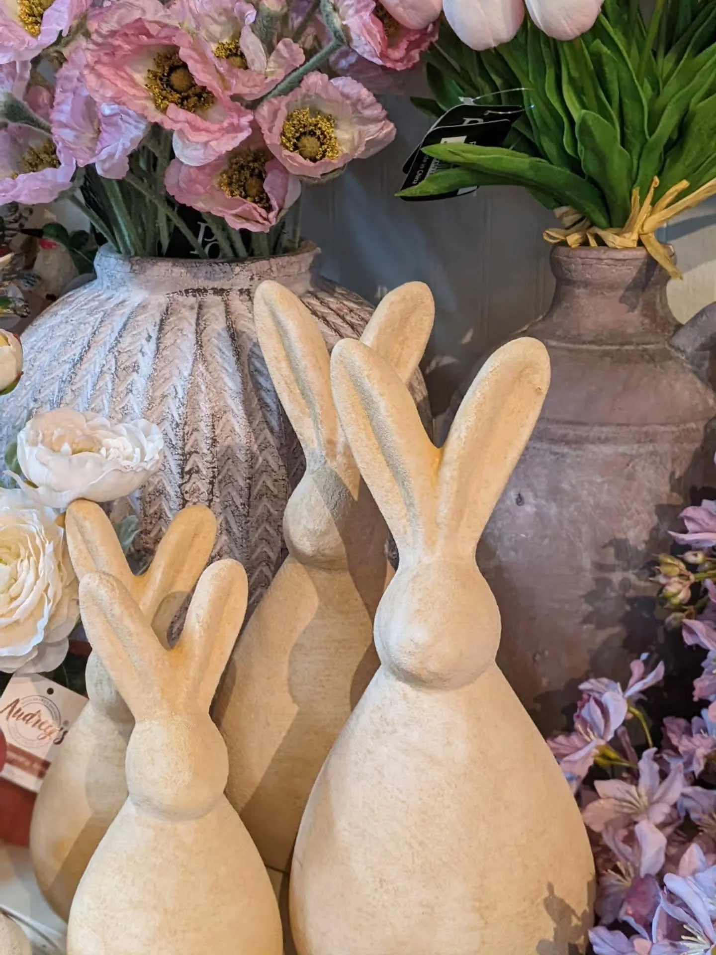 Rainy Monday setup! 🌧️ We&rsquo;re getting the shed ready and putting the finishing touches on everything for the season. Only 3 more days until opening day! See you Thursday at 9 AM to shop our new spring arrivals. 🌼

#countrygardenshed #hunterdon