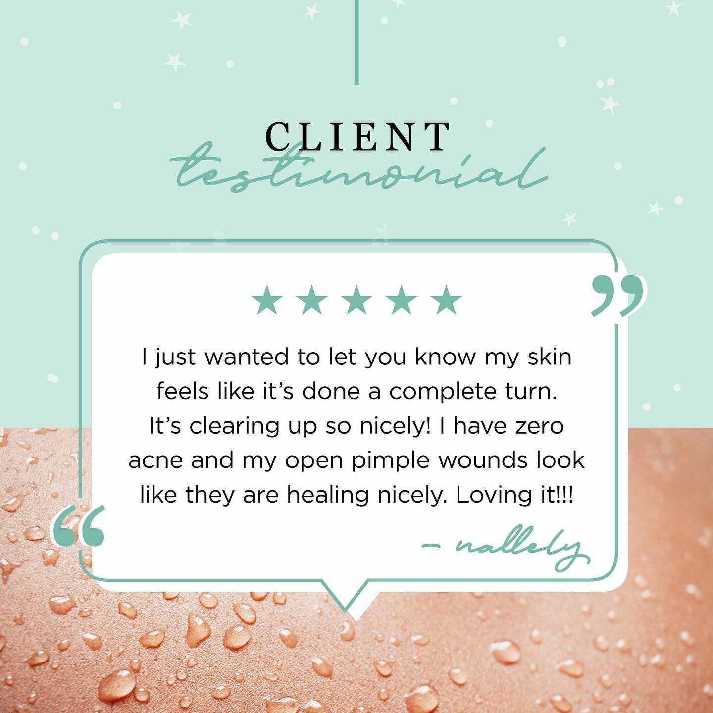 CLIENT LOVE 💕

Thank you to every single one of you who come to me for your esthetic services and allow me to be a part of your skin health journey. 

This type of feedback is why I love what I do! 🌟

#hydrafacialmaster #hydrafacial #bestoforangeco