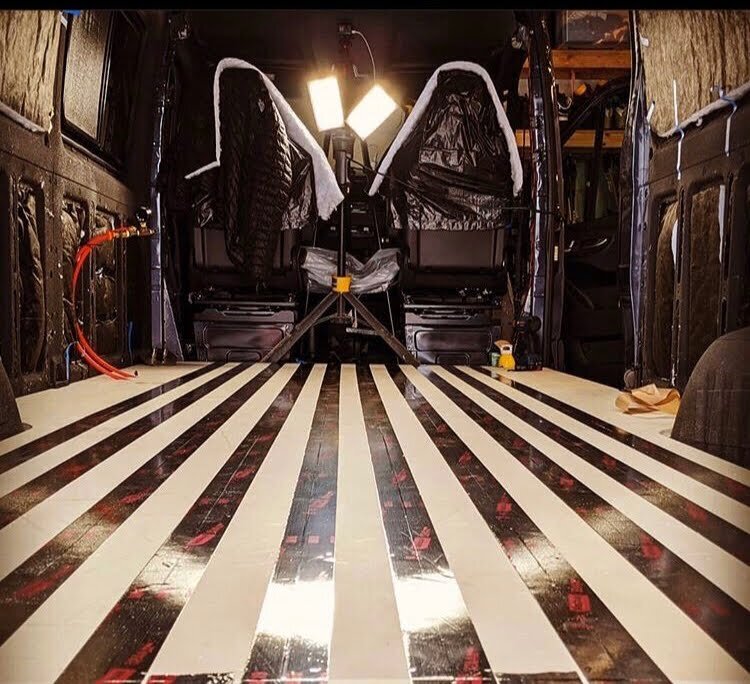 underfloor heating van conversion